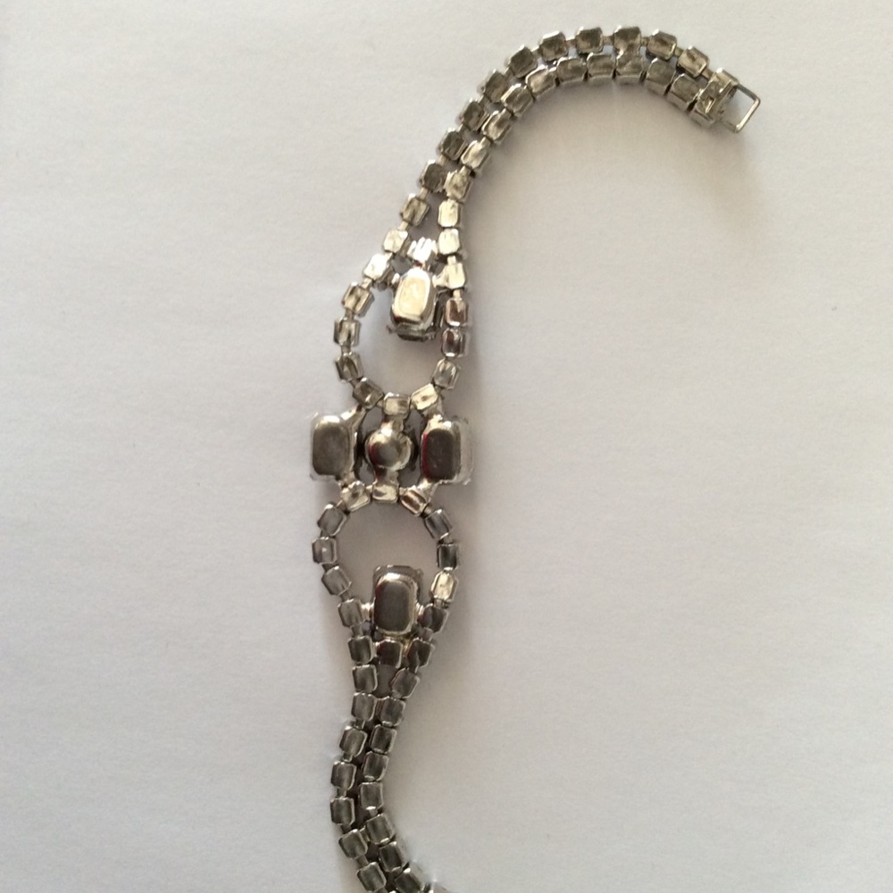Vintage Rhinestone Bracelet - Picture 2 of 7